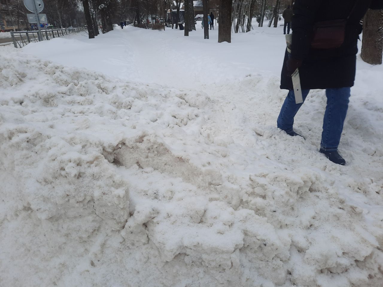 Завершился второй день борьбы со снегом в Истре. Итоги – в фотографиях