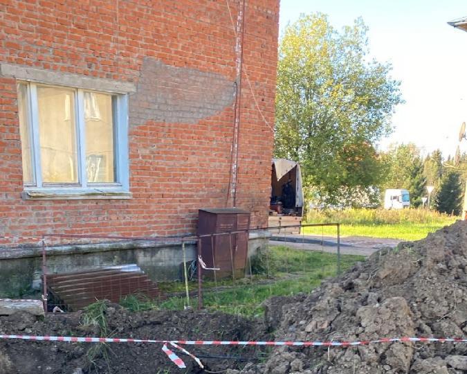 Капремонт теплосети в Пречистом совпал с началом отопительного сезона