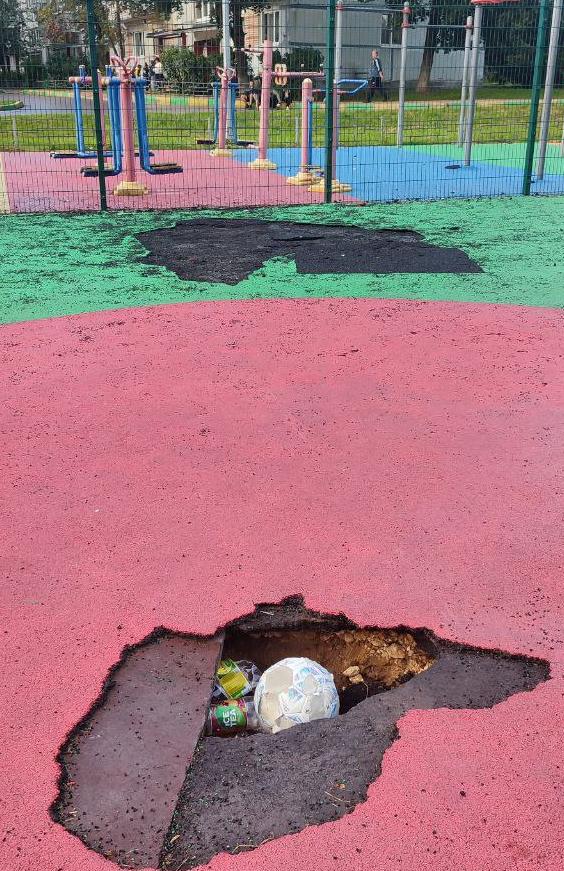 Спортплощадка в Рождествено нуждается в обновлении