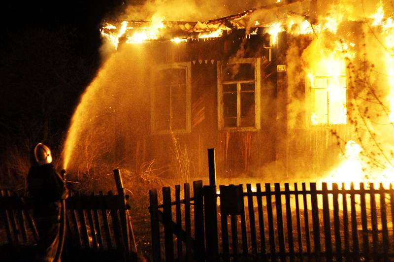В Селиванихе сгорел частный дом