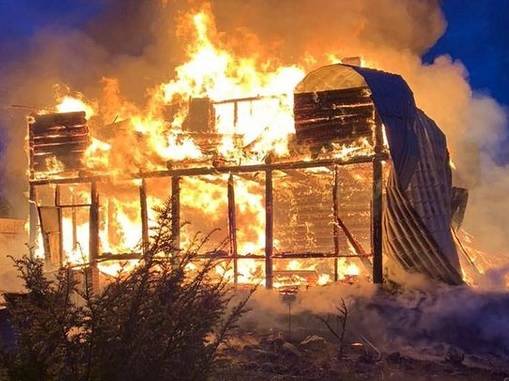 В деревне Никулино сгорел частный дом