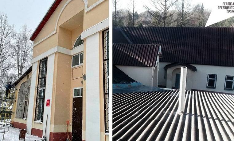 Шесть миллионов вложили в ремонт крыши Деньковского ДК