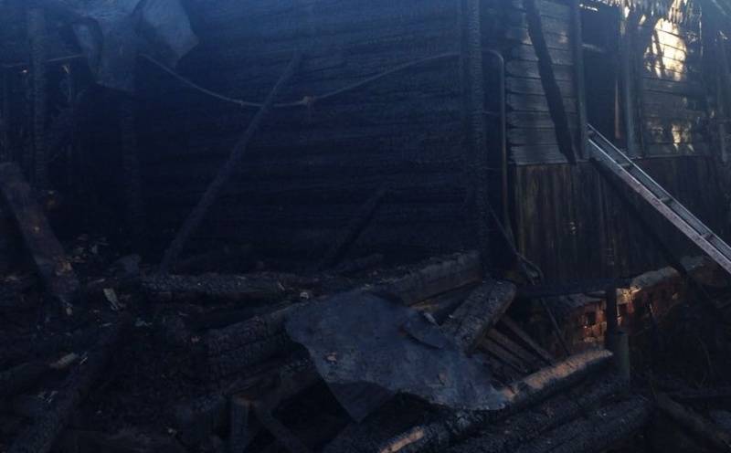 В Алёхново сгорел частный дом