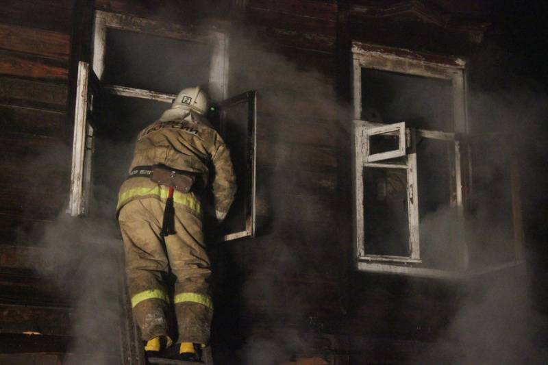 В Сафонтьево тушили очередной пожар
