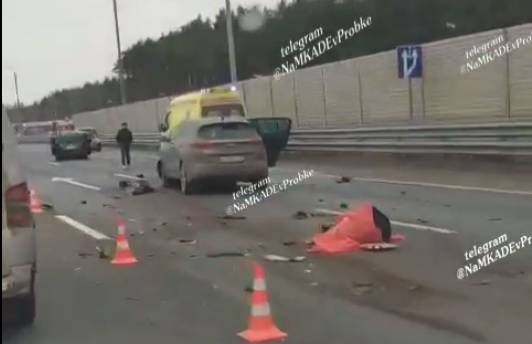 На Новорижском шоссе произошло дорожное происшествие со смертельном исходом