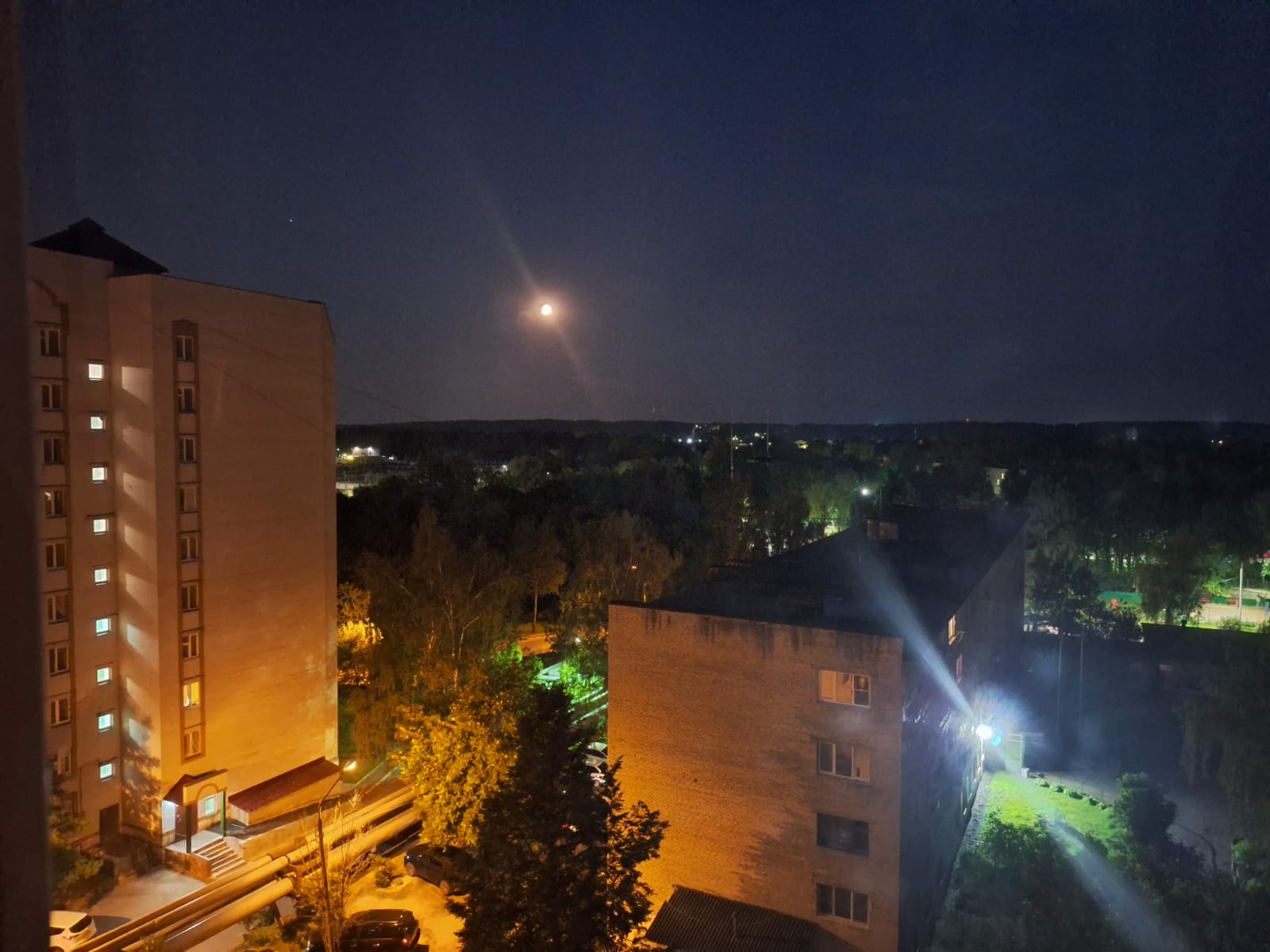 В небе над Истрой минувшей ночью сбито пять беспилотников