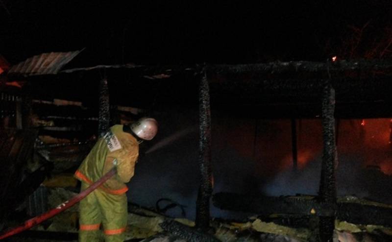 На пожаре в Лешково погиб человек