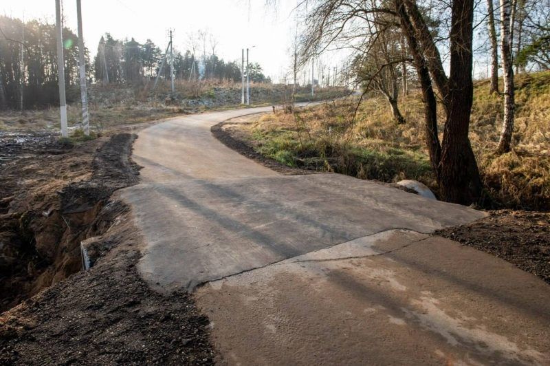 На дороге к деревне Обновлённый Труд восстановили проезд
