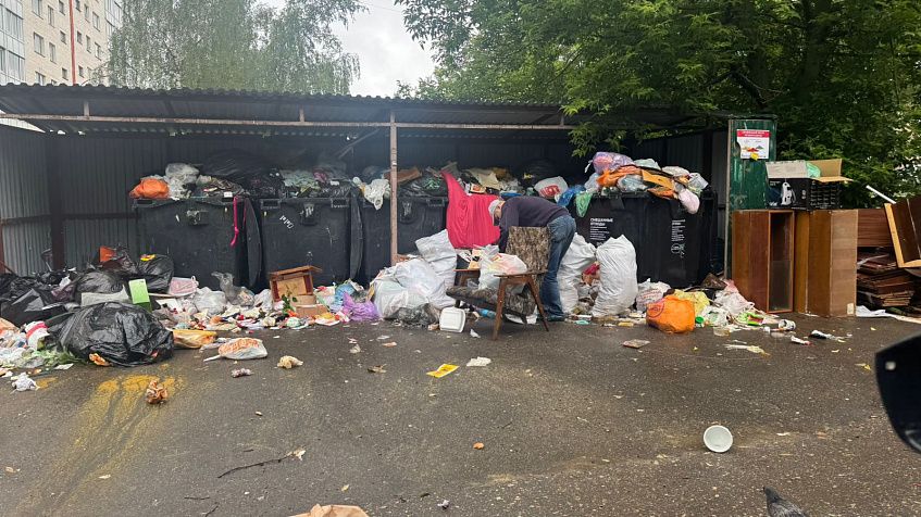 По соседству с бывшей общественной приёмной устроили свалку