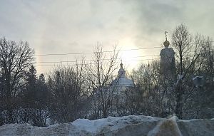 «Зимнюю радугу» наблюдали в небе над Глебовским