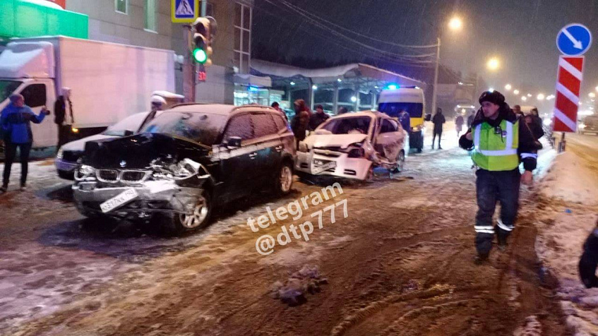 Серьёзная авария произошла на Волоколамском шоссе вечером 3 февраля