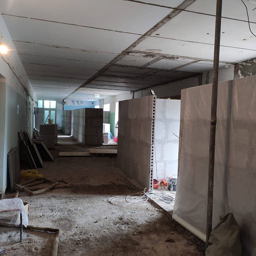 Здание Новопетровской поликлиники после ремонта будет отвечать всем требованиям и тенденциям