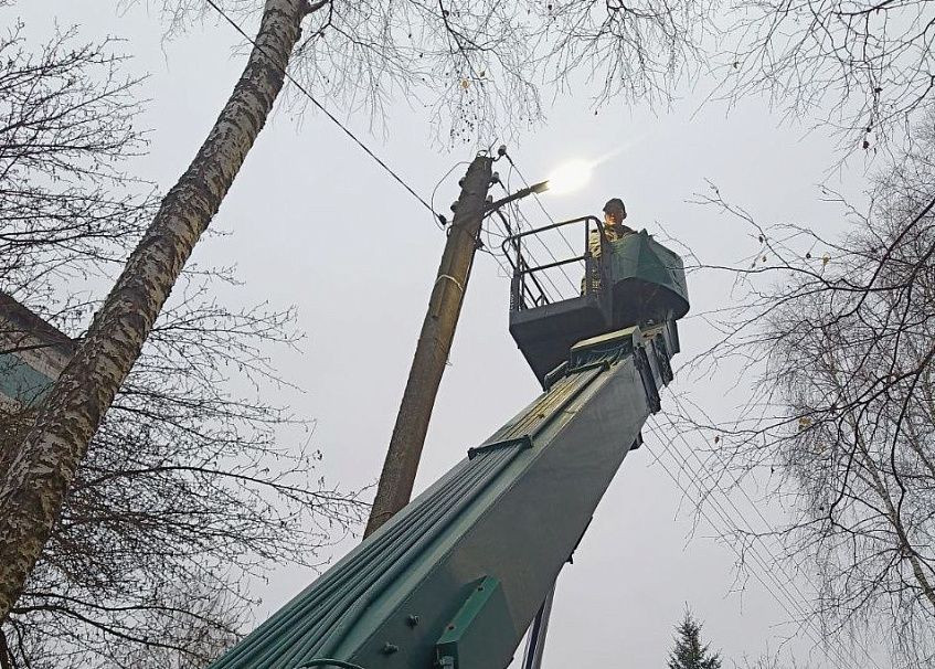 В четырёх населённых пунктах Истры появится новое освещение