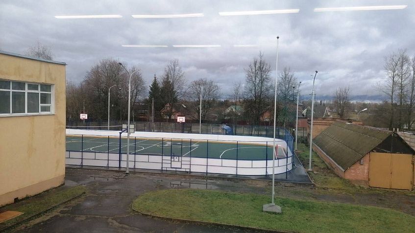 У жителей деревни Павловское будет свой каток с натуральным льдом