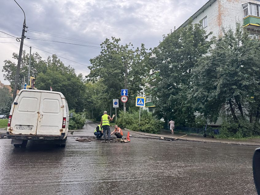 Въезд на дублёр Волоколамки в Истре перекрыт