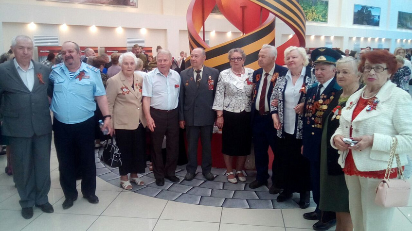Делегация ветеранов из Истры приняла участие в торжествах в честь Дня Победы