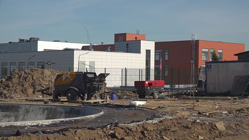 В поселке Глебовский началось создание уникального сквера