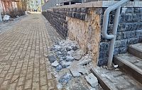 Пешеходную зону на Шнырёва снова отремотируют по гарантии