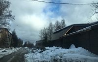 В Снегирях сошла снежная лавина