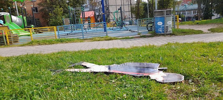 Пластиковые «дети» были демонтированы на зимний период