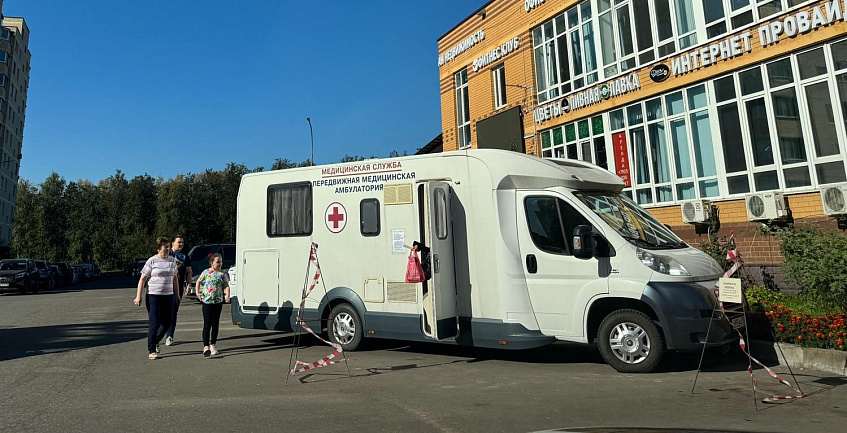Мобильный ФАП в Новых Снегирях: без воды и интернета