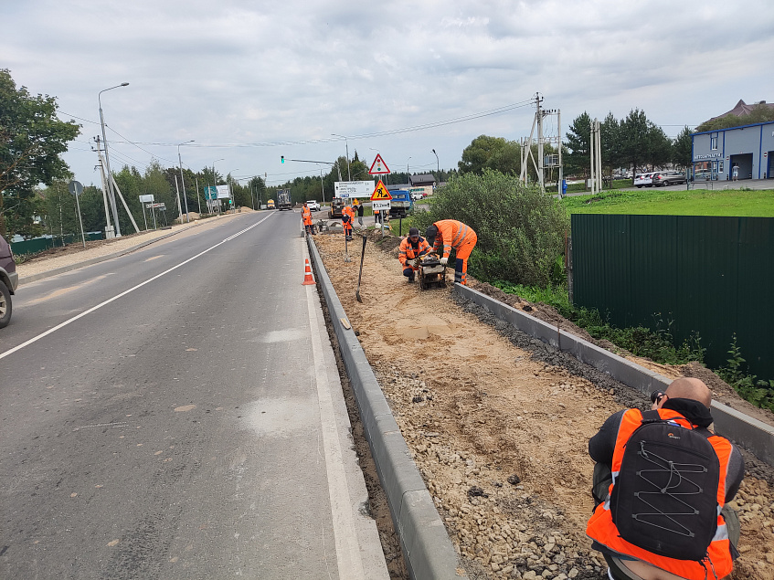 В деревне Крючково построят тротуар 