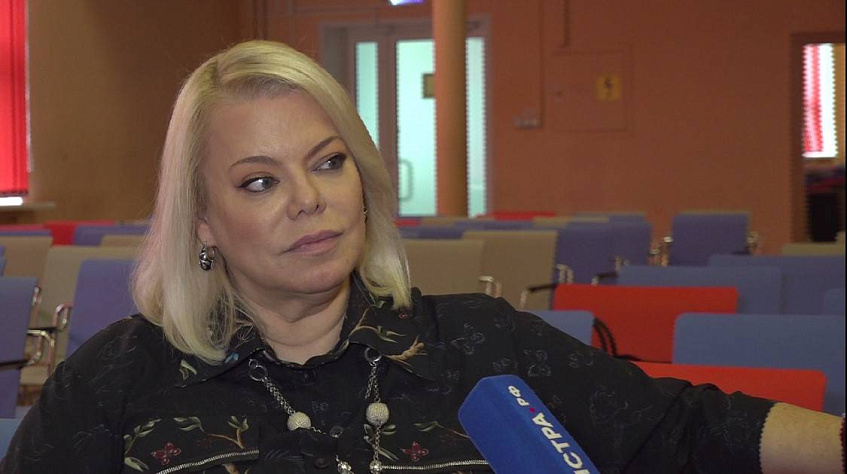 Яна Поплавская пожелала истринским учителям невероятного оптимизма 