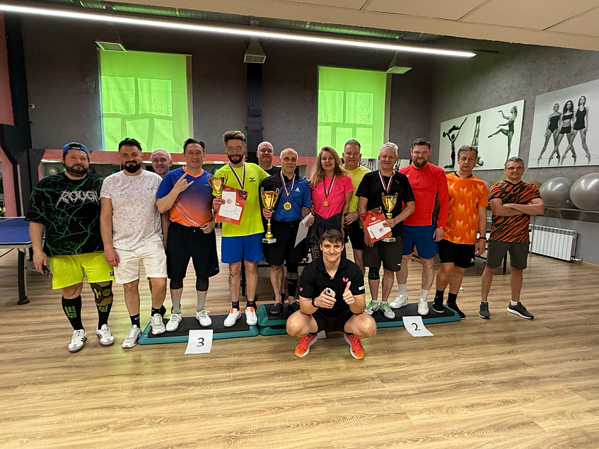 В клубе FITNESS ONE Истра Центр прошли соревнования по настольному теннису