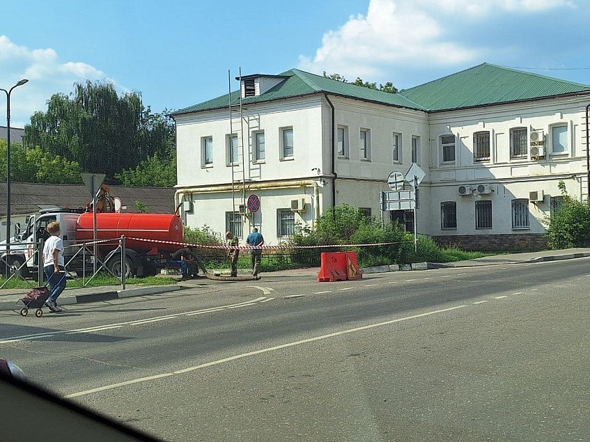 Пролетарская улица в Истре полностью перекрыта