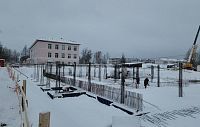 Строительство подвала нового корпуса школы началось в Новопетровском