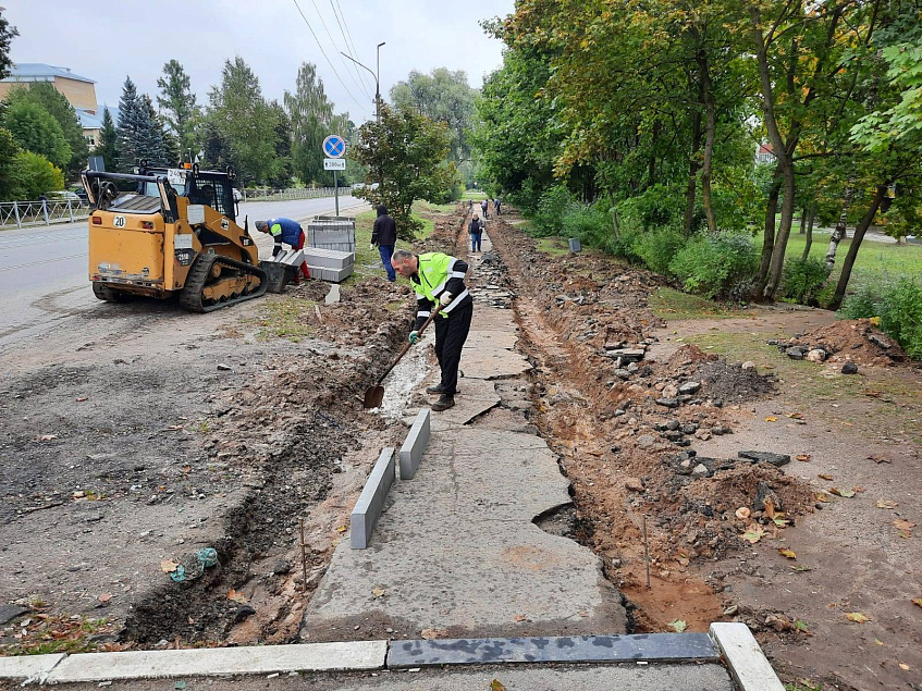 В Кострово будет больше новых тротуаров