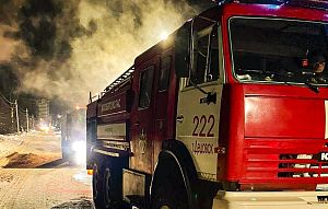 Пожарные отстояли от огня частный дом в Дедовске