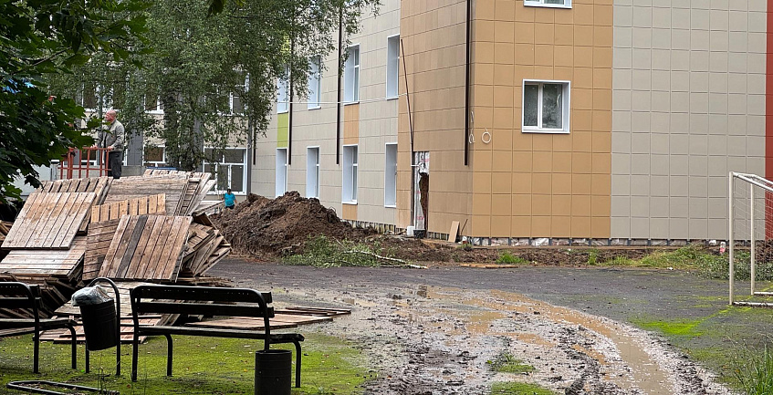 Ремонт школы в Снегирях обещают закончить к 1 сентября