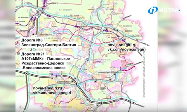 Дорога зеленоград снегири м9 балтия схема