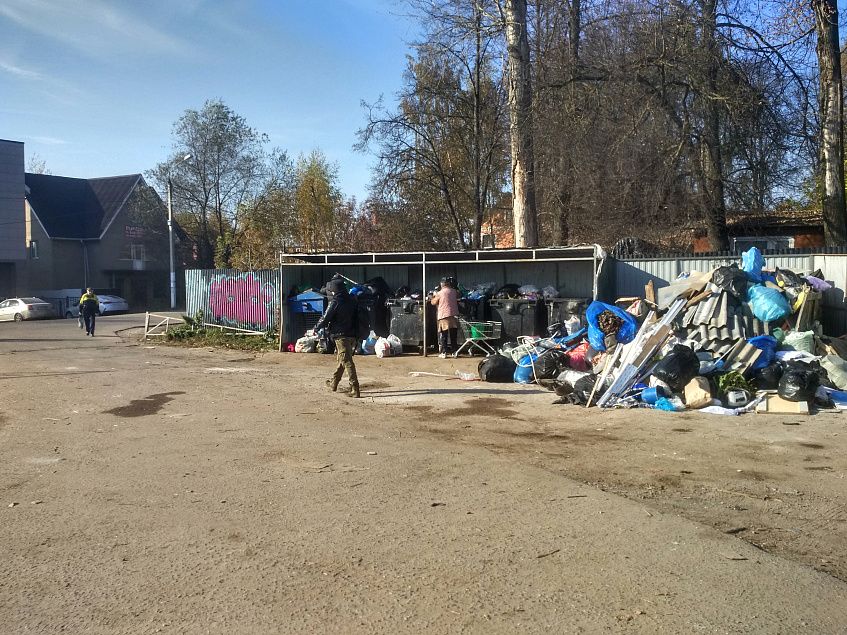 В Истре займутся обустройством подъездных путей к контейнерным площадкам