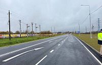 Завершено строительство дороги к индустриальному парку «Новопетровское»