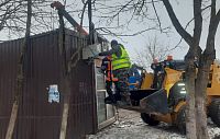 В округе продолжается демонтаж НТО