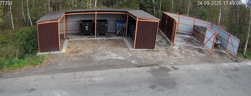 На сельских контейнерных площадках появились видеокамеры