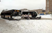 Автобусы перешли на работу по фактическому расписанию