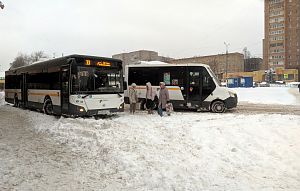 Автобусы перешли на работу по фактическому расписанию