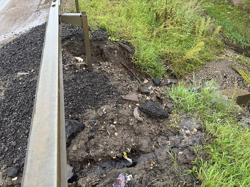 Ремонт  не выдержал первого дождя