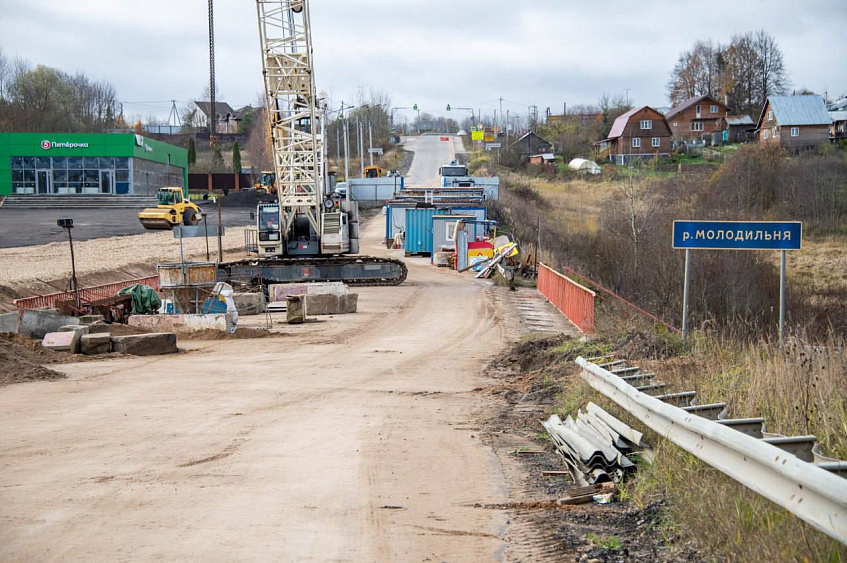 Открытие временного моста в Мансурово затягивается ещё на две недели