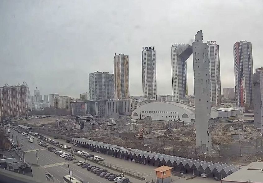 Обрушение при демонтаже «Снежкома»: халатность или случайность? 