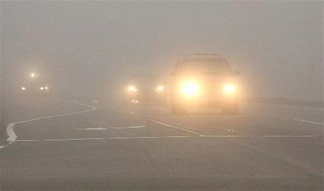 «Жёлтый» уровень опасности из‑за тумана продлили на 10 ноября