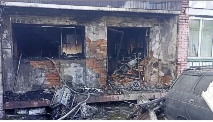 Многодетная семья в Курово осталась на пепелище