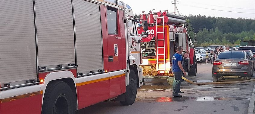 Задымление произошло в Восточном