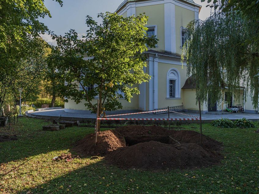 Археологи обнаружили склеп в Лужках