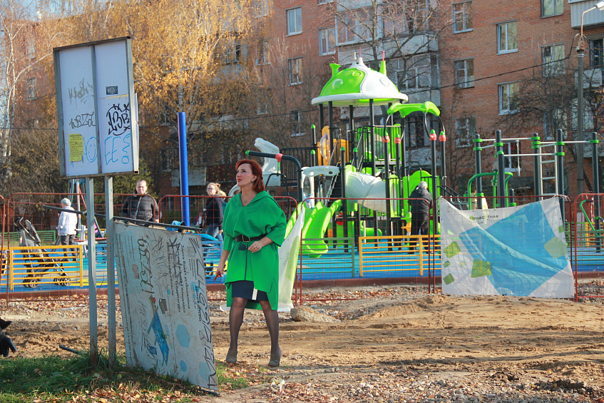 Шесть губернаторских детских площадок установят в Истре в 2022 году