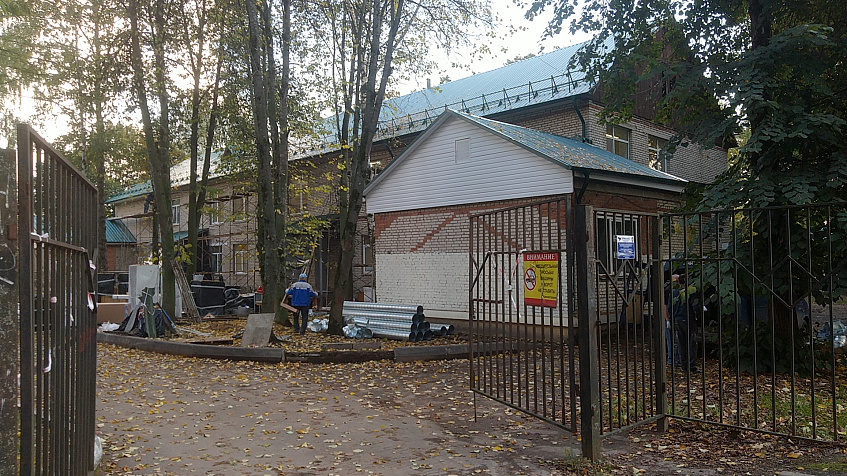 Детская площадка с резиновым покрытием появится у начальной школы Лицея в Истре