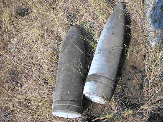 Вблизи Крюково откопали артиллерийские снаряды